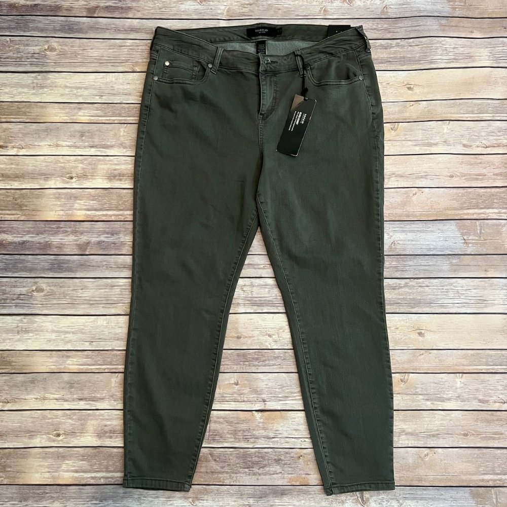 Torrid Ultra Skinny Jeans - Olive